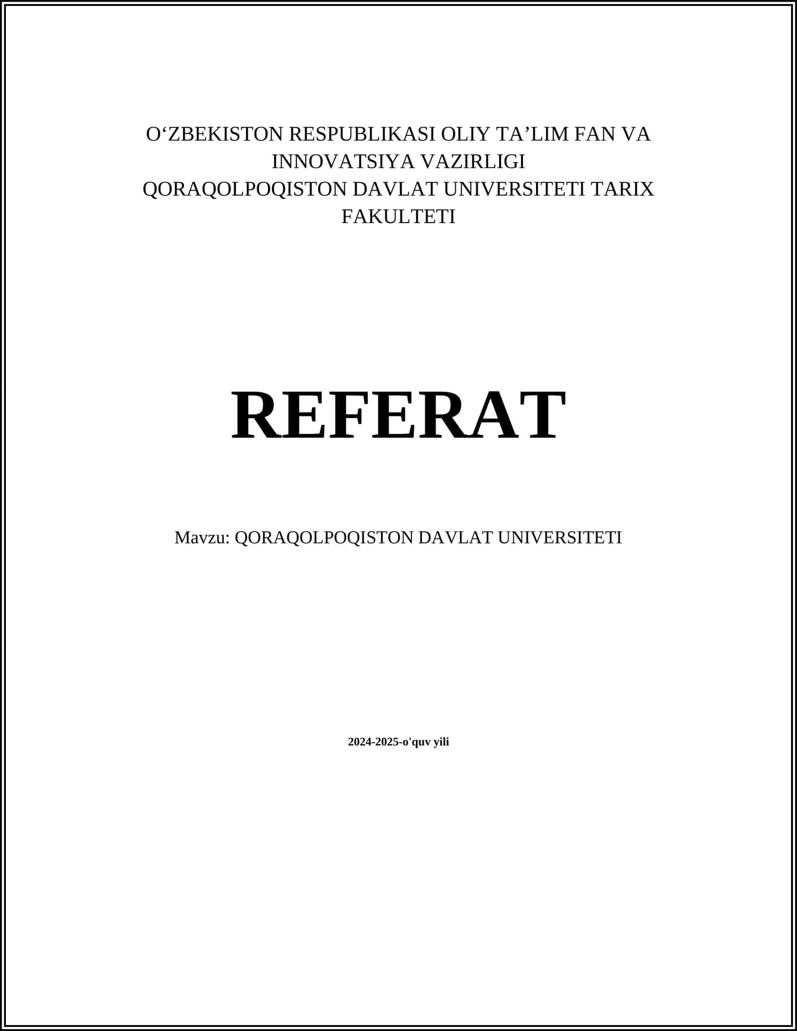QORAQOLPOQISTON DAVLAT UNIVERSITETI 1