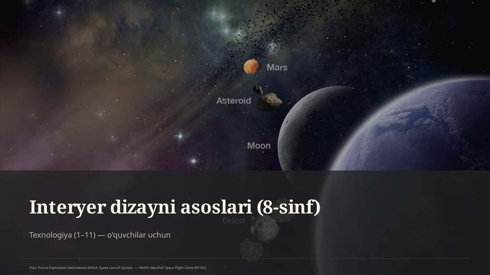Interyer dizayni asoslari (8-sinf) 1