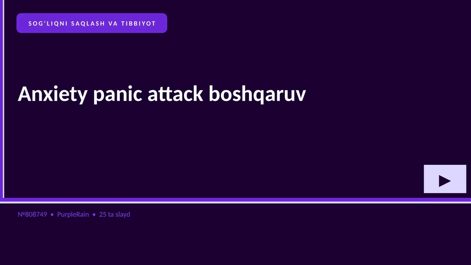 Anxiety panic attack boshqaruv 1