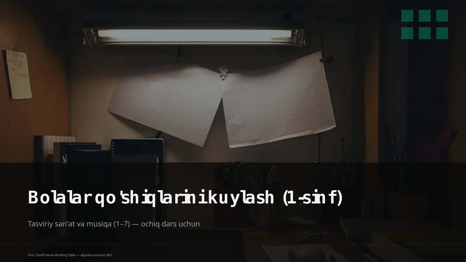 Bolalar qo'shiqlarini kuylash (1-sinf) 1
