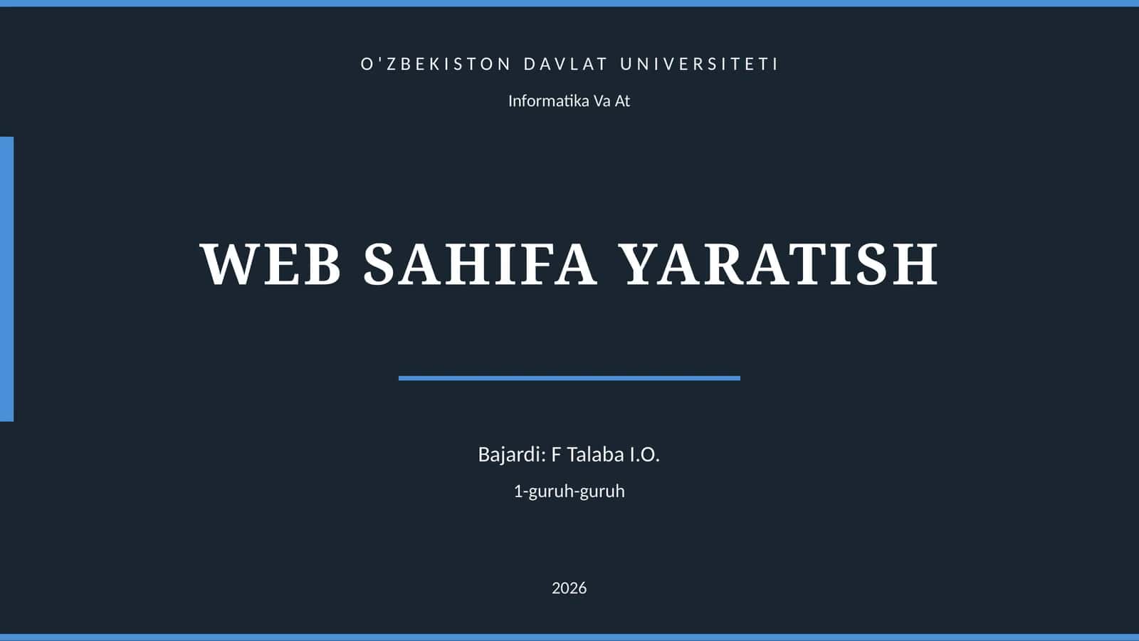 WEB SAHIFA YARATISH 1