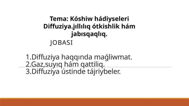 Diffuziya 1
