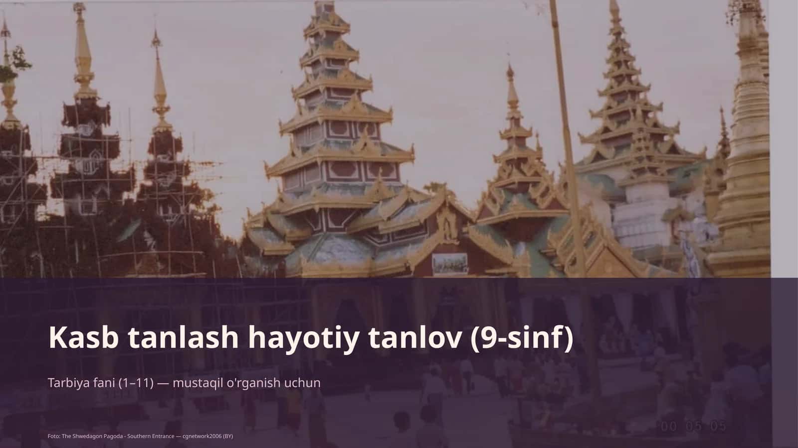 Kasb tanlash hayotiy tanlov (9-sinf) 1
