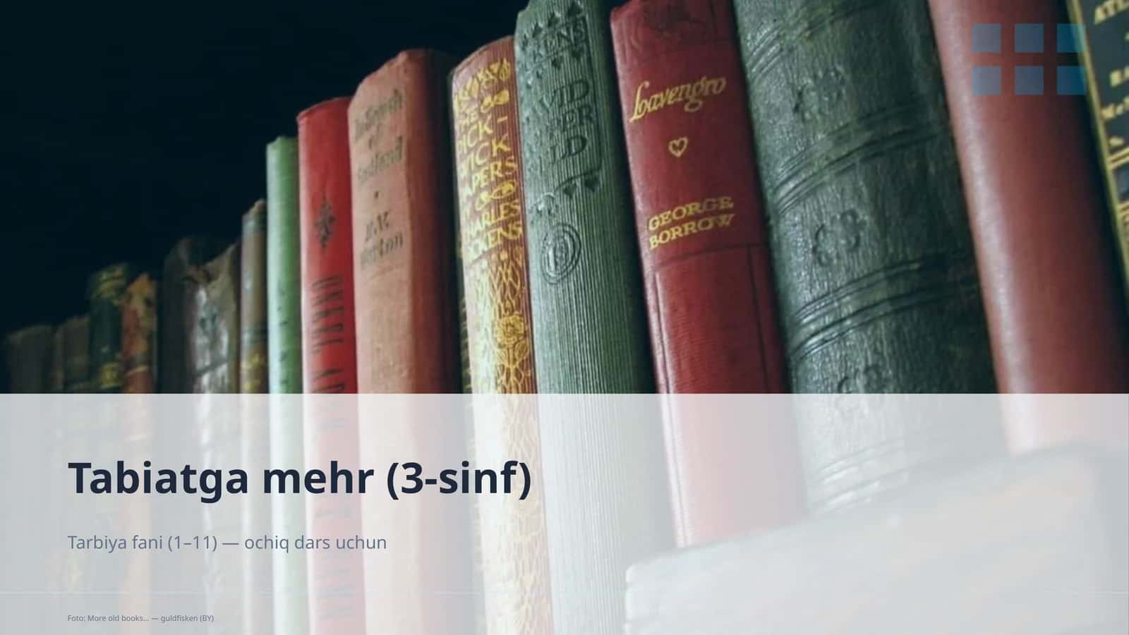 Tabiatga mehr (3-sinf) 1