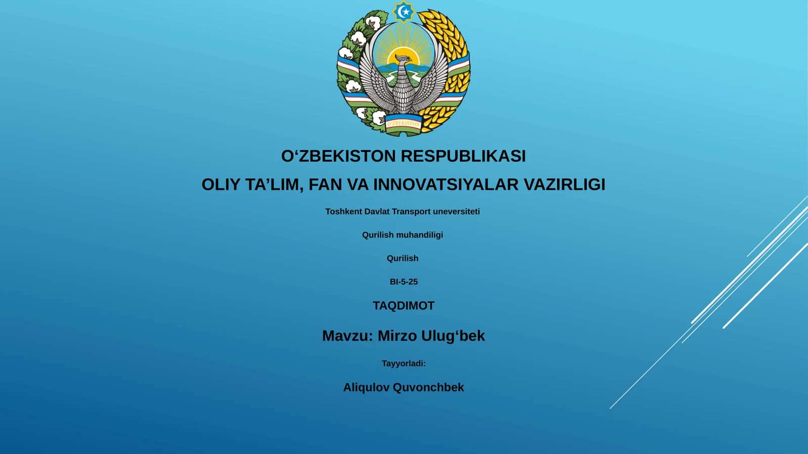 Mirzo Ulugʻbek 1