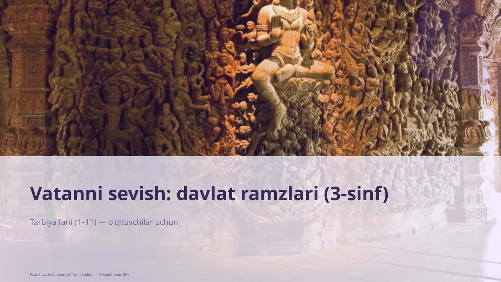 Vatanni sevish: davlat ramzlari (3-sinf) 1