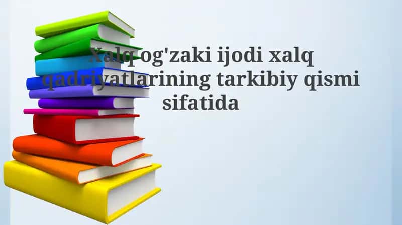 Xalq og'zaki ijodi 1