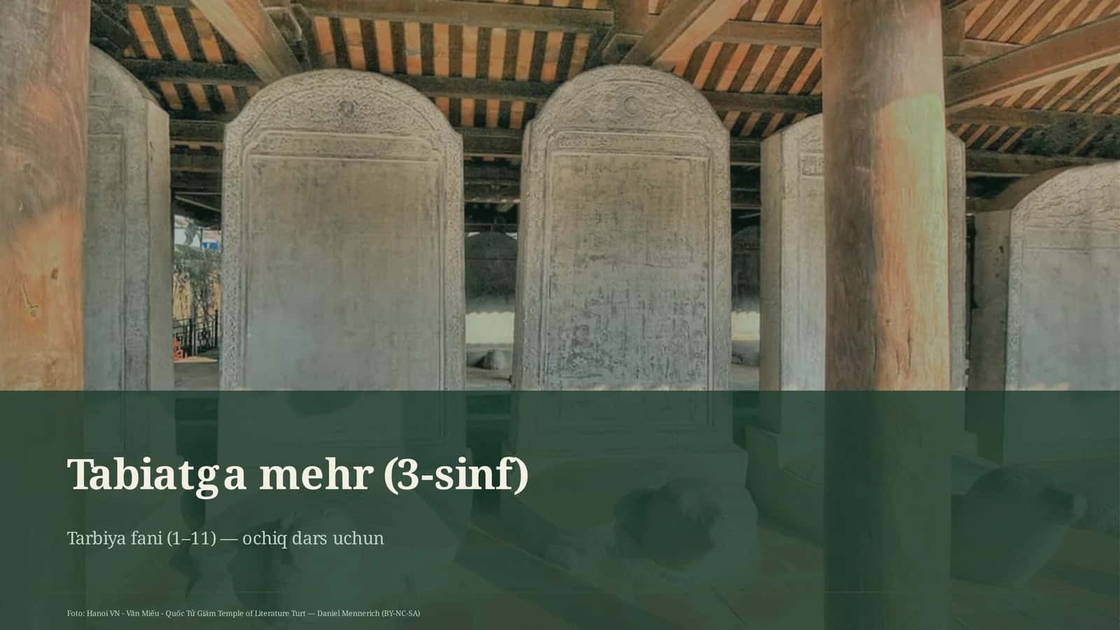 Tabiatga mehr (3-sinf) 1