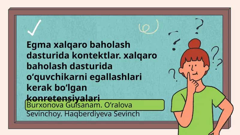 Egma xalqaro baholash dasturi 1
