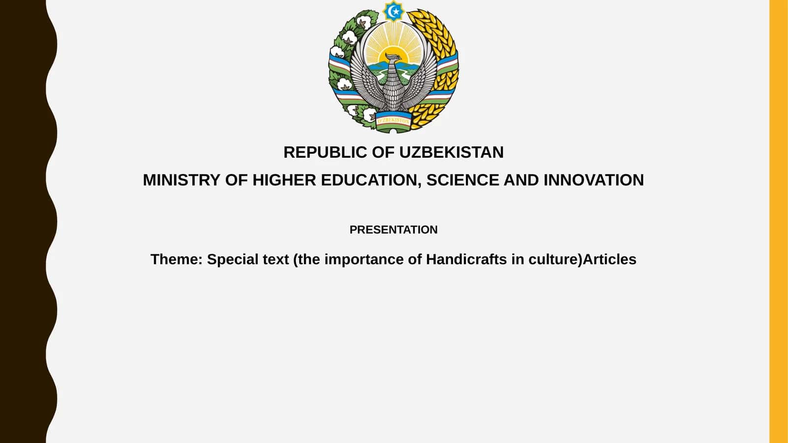 Presentation on Handicrafts 1