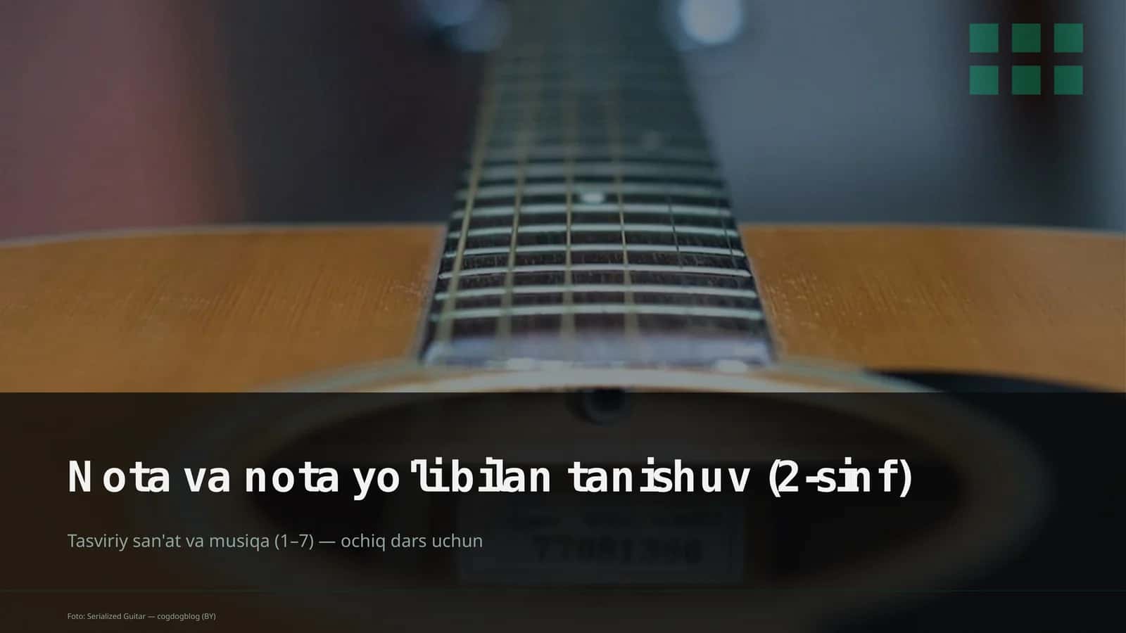Tasviriy san'at va musiqa (1-7) 1
