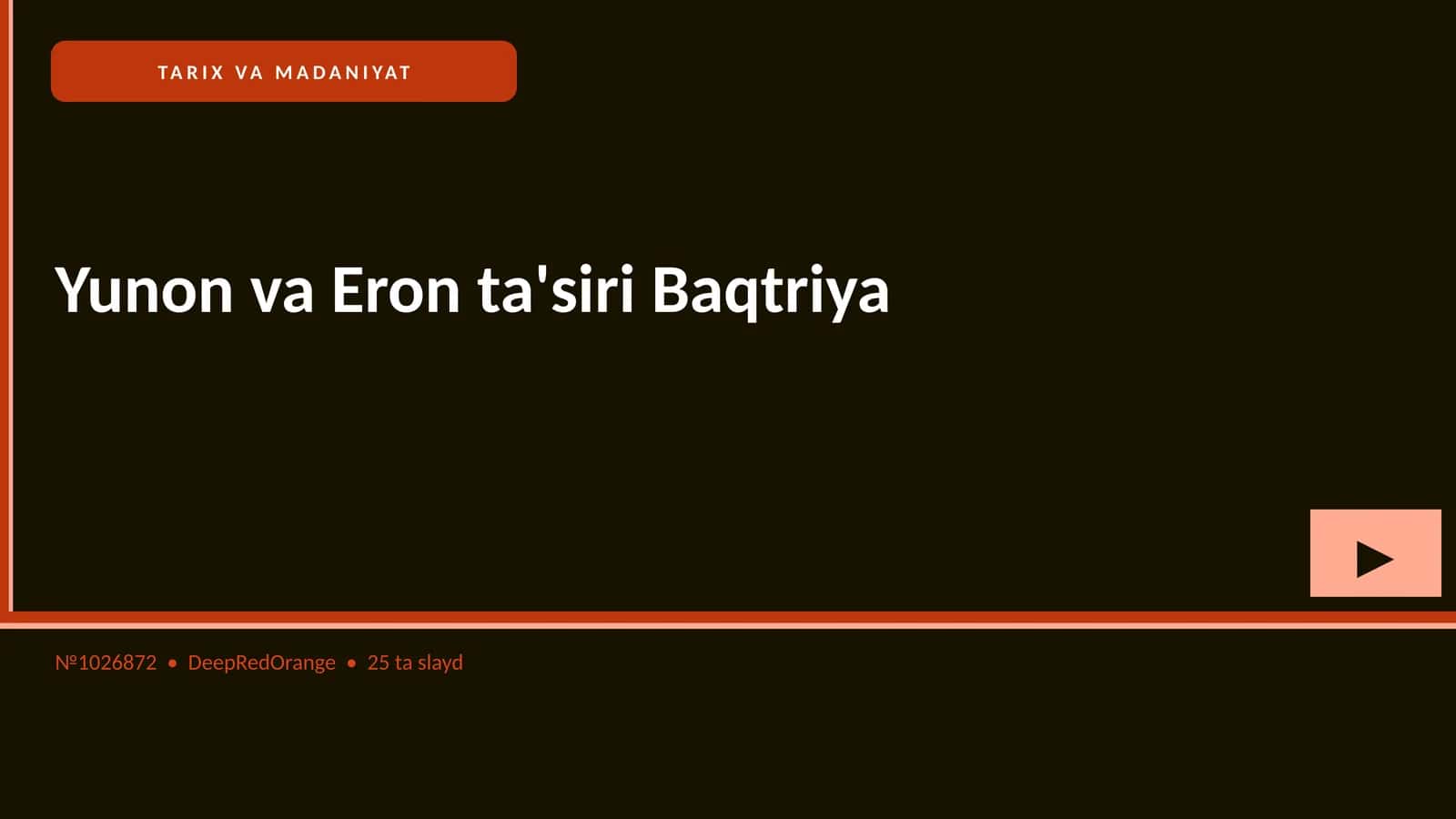 Yunon va Eron ta'siri Baqtriya 1