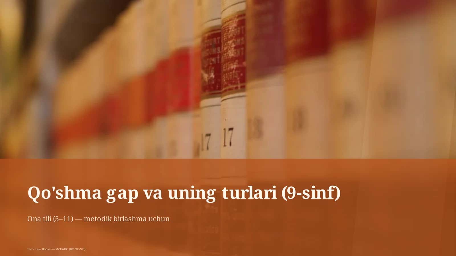 Qo'shma gap va uning turlari (9-sinf) 1
