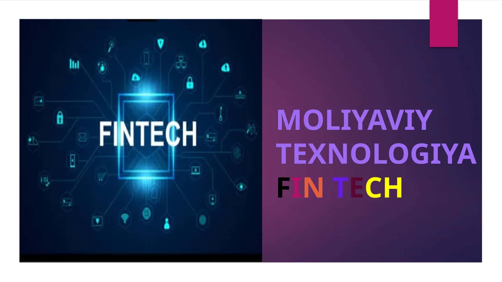 MOLIYAVIY TEXNOLOGIYA (FIN TECH) 1