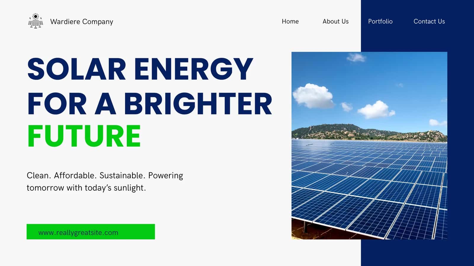 SOLAR ENERGY FOR A BRIGHTER FUTURE 1