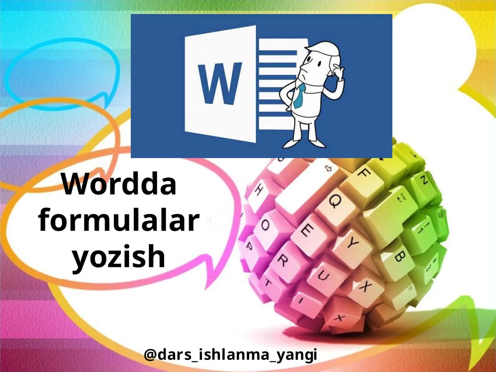 Wordda formulalary o'zish 1