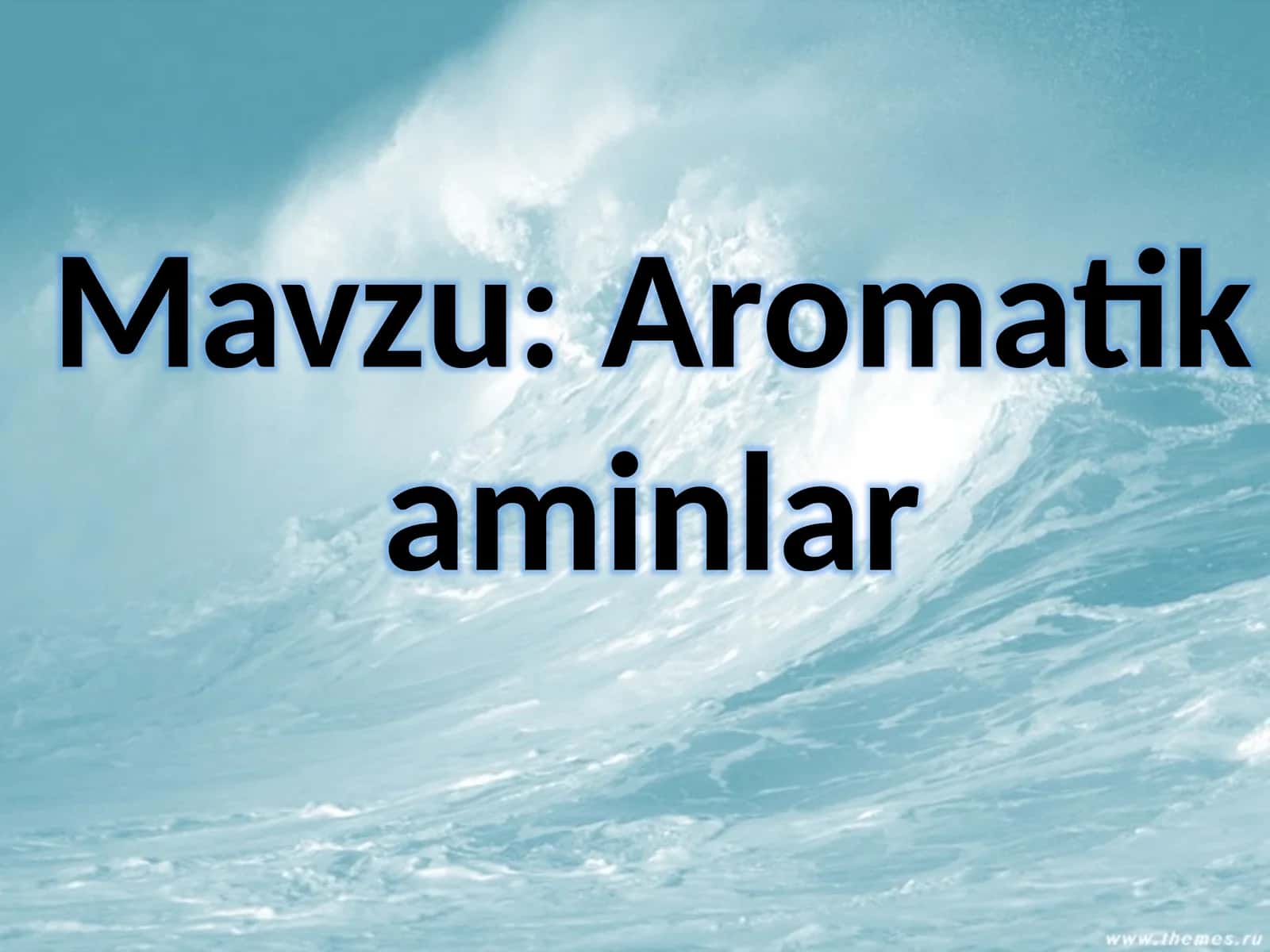 Aromatikaminlar 1
