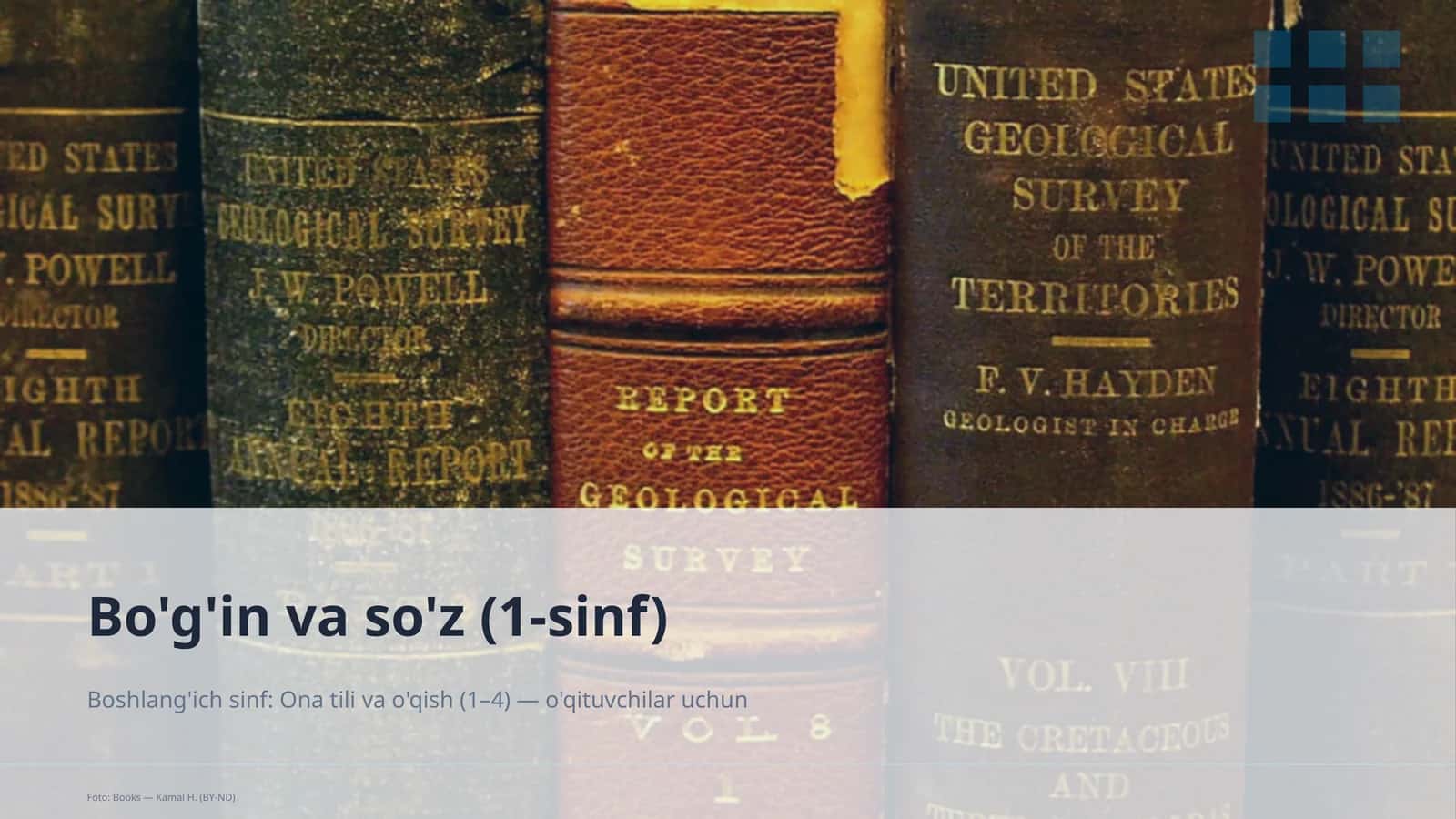 Bo'g'in va so'z (1-sinf) 1