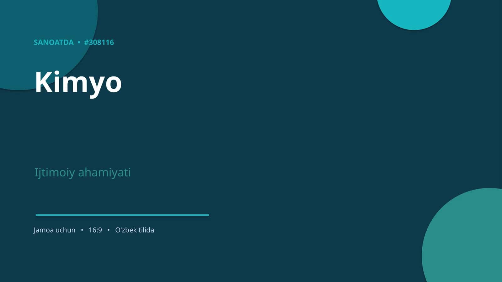 Kimyo 1