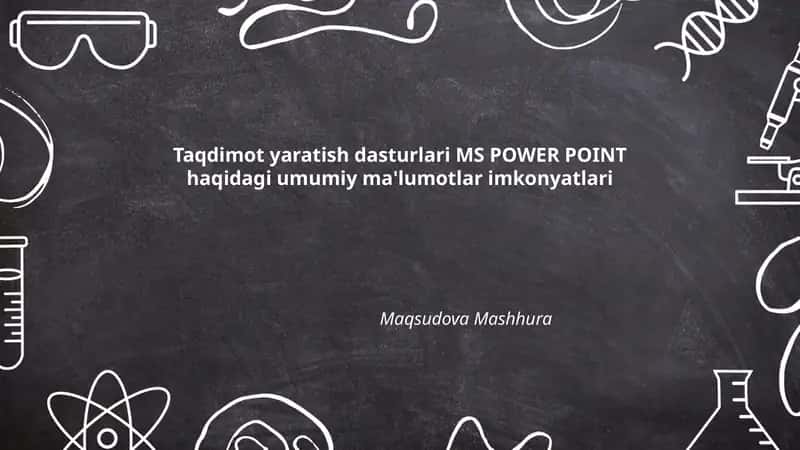 MS PowerPoint Taqdimot Yaratish Dasturlari 1