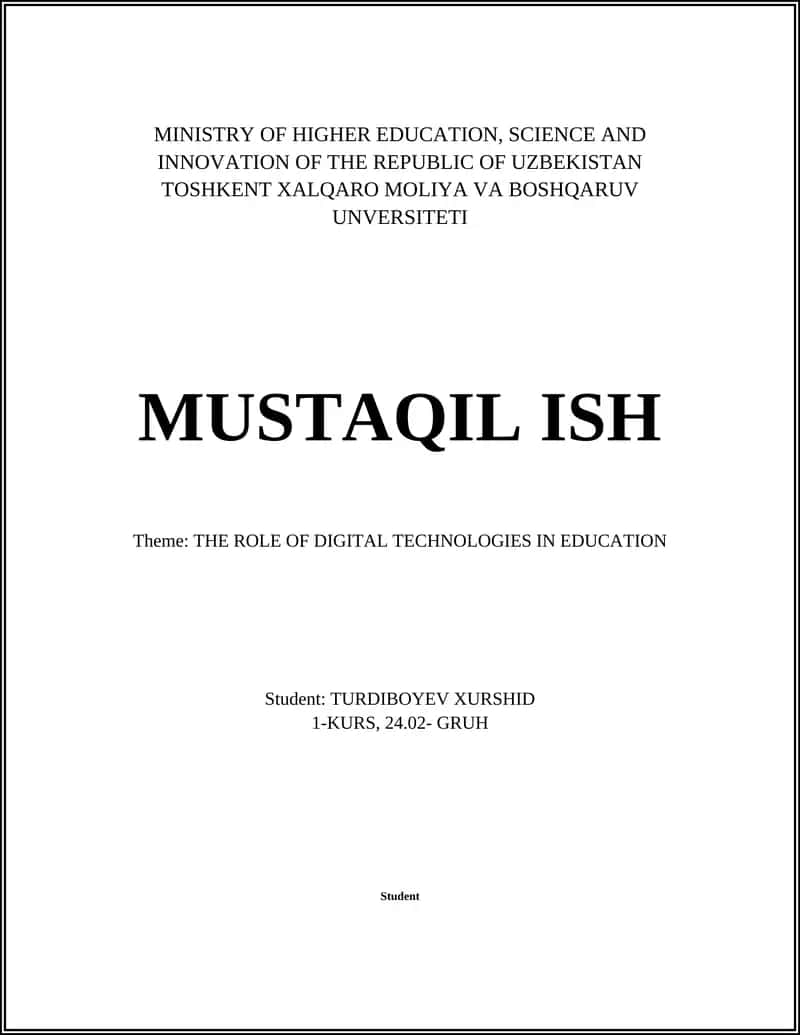 Integration of Digital Tools in Classroom Teaching 1