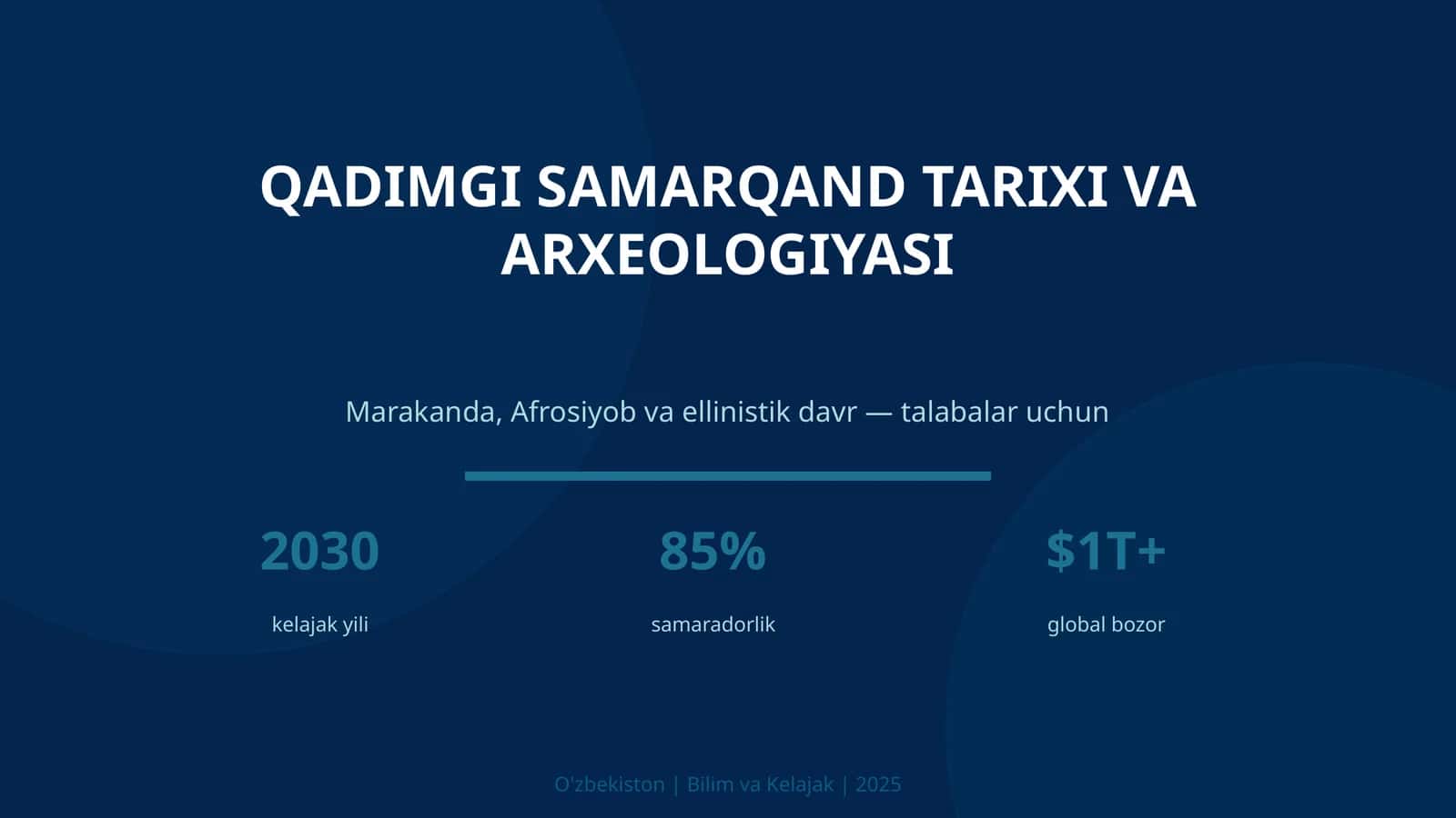 QADIMGI SAMARQAND TARIXI VA ARXEOLOGIYASI 1