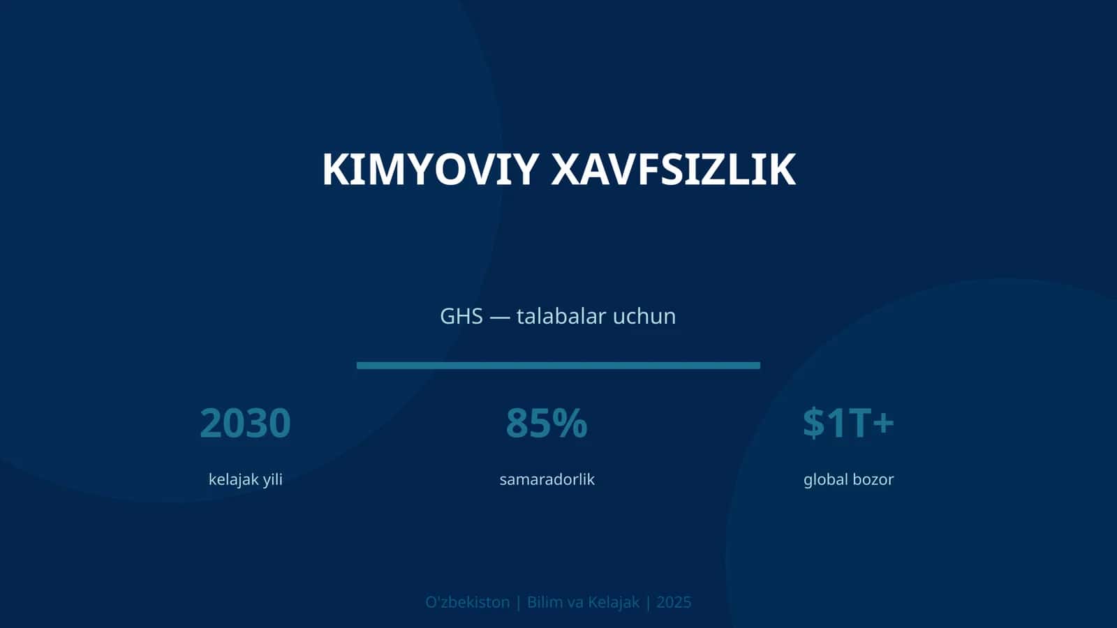 Kimyoviy xavfsizlik 1