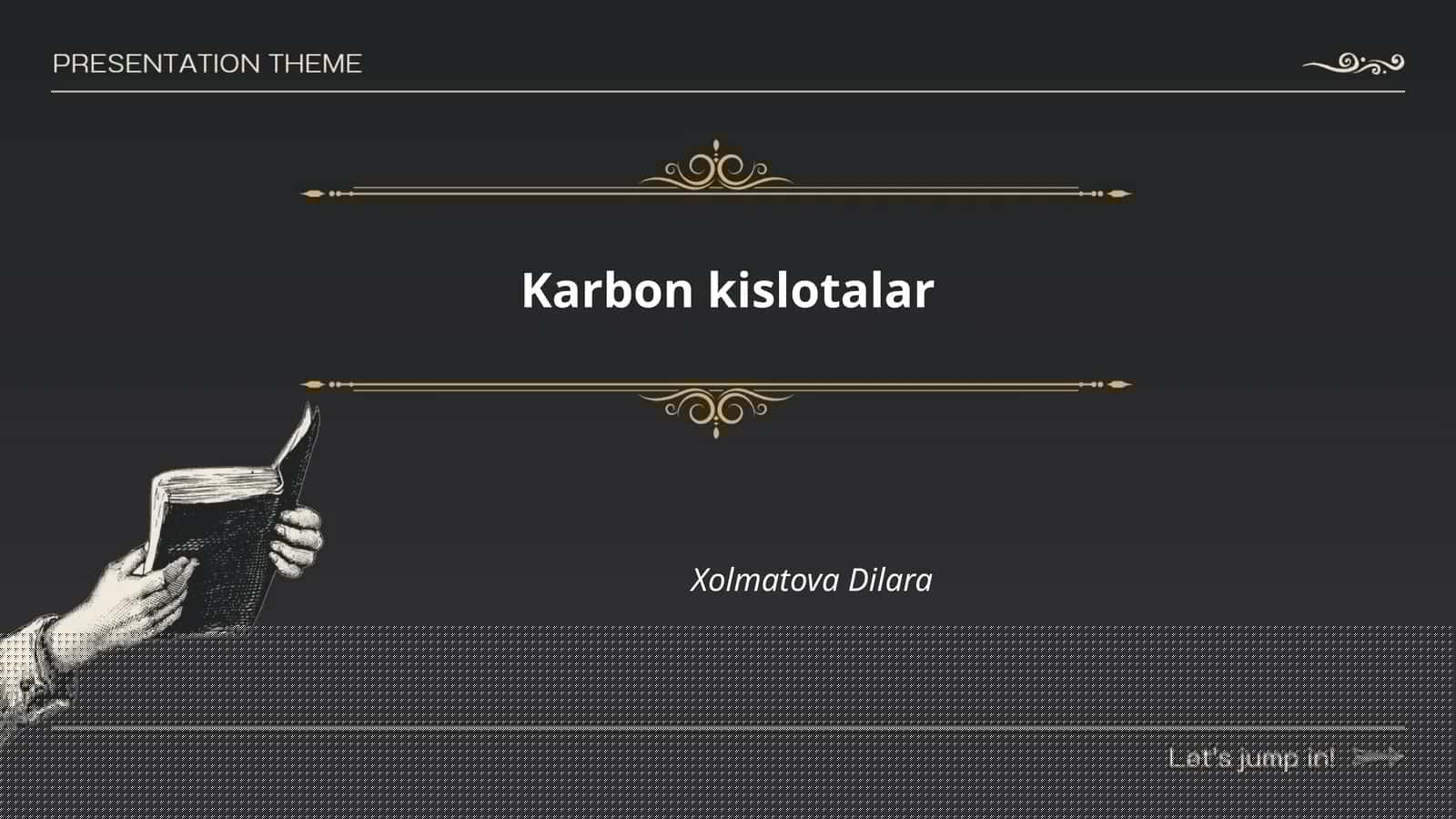 Karbon kislotalar 1