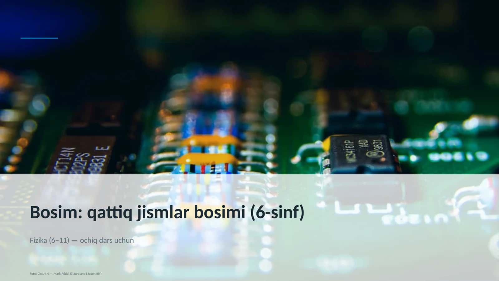 Bosim: qattiq jismlar bosimi (6-sinf) 1