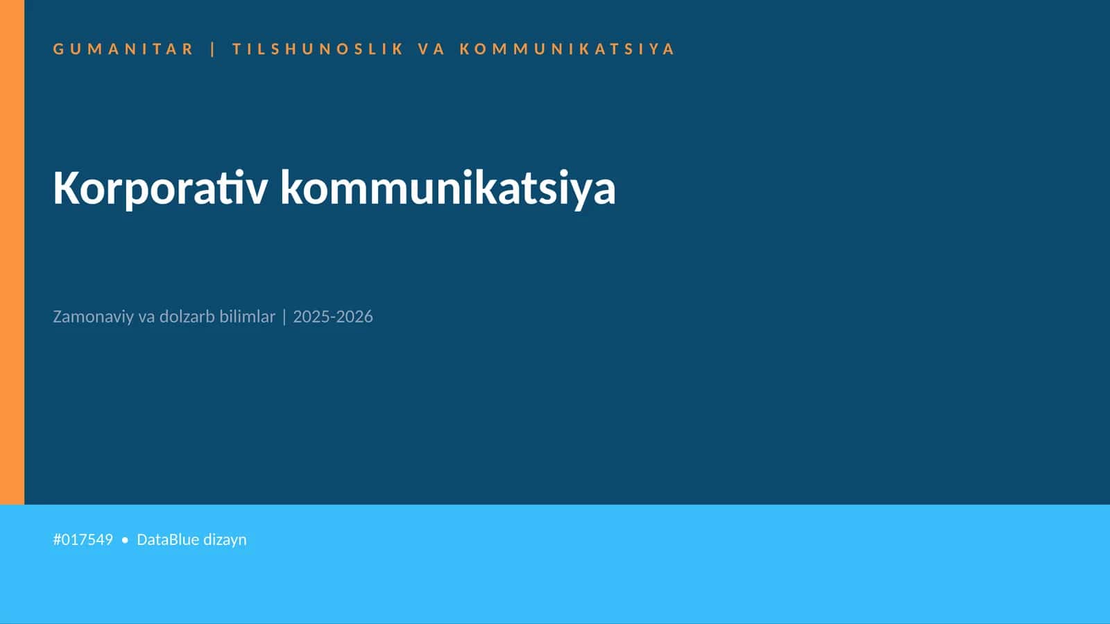 Korporativ kommunikatsiya 1
