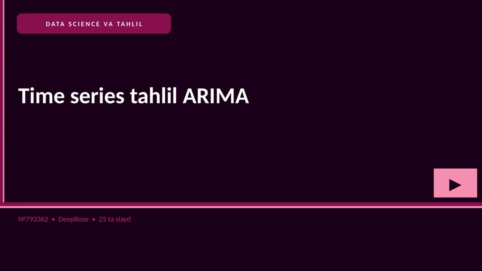 DATA SCIENCE VA TAHLIL 1