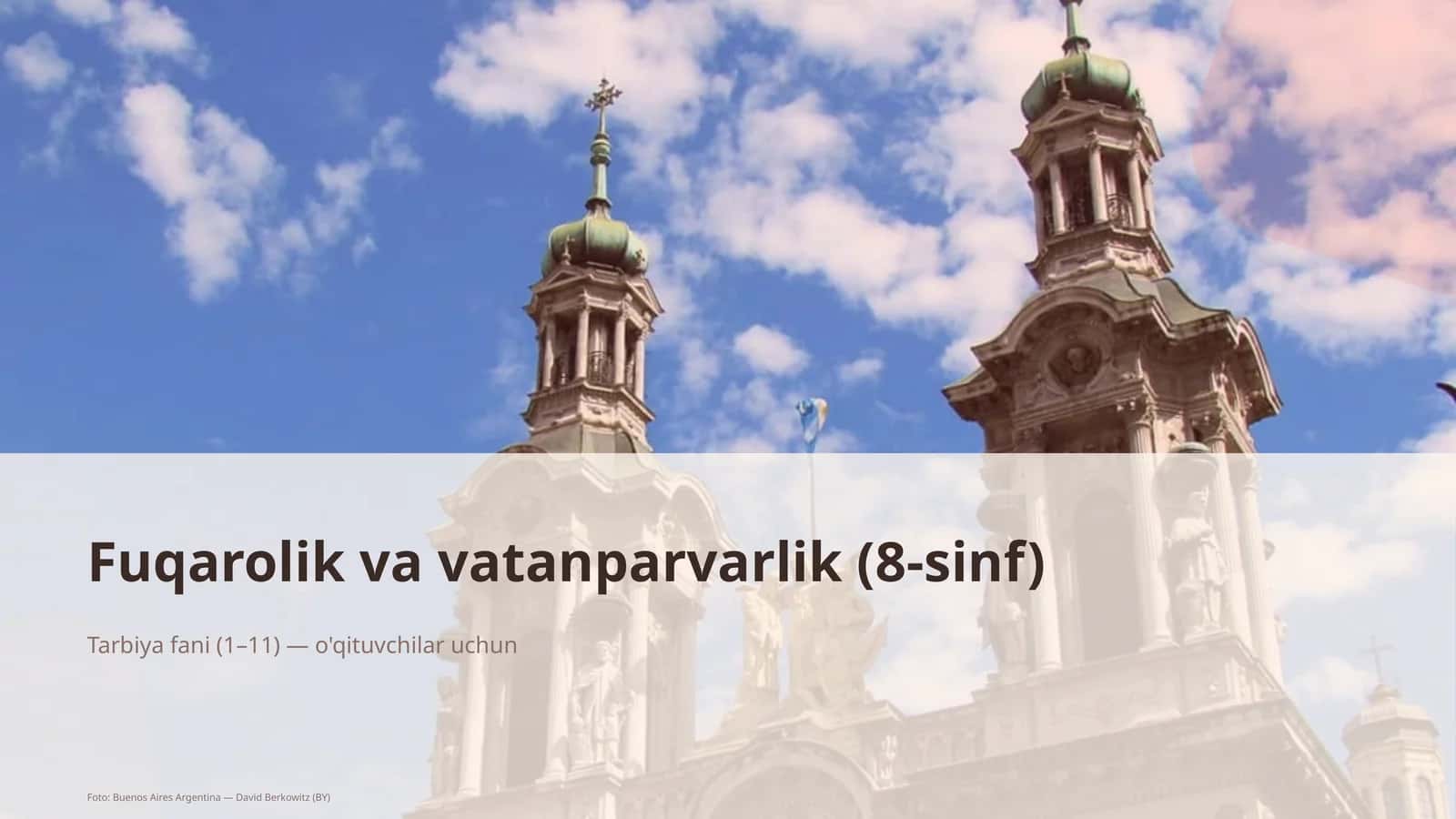 Fuqarolik va vatanparvarlik (8-sinf) 1
