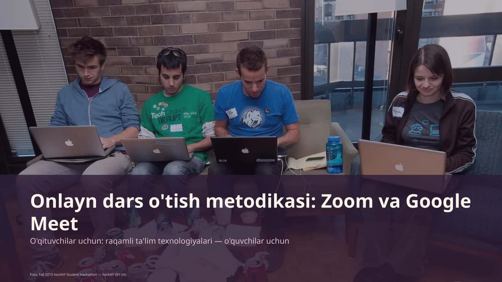 Onlayn dars o'tish metodikasi: Zoom va Google Meet 1