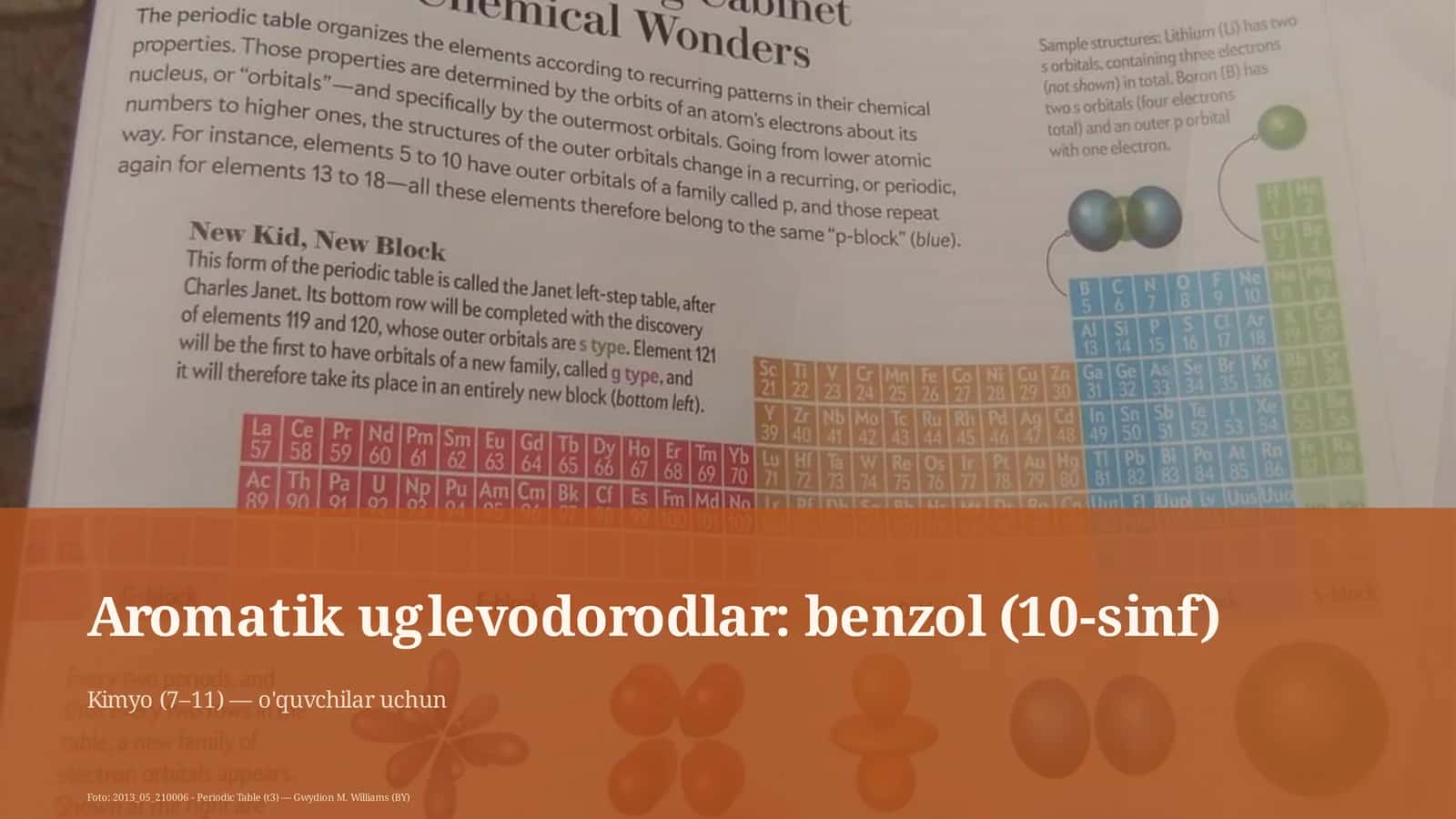 Aromatik uglevodorodlar: benzol (10-sinf) 1