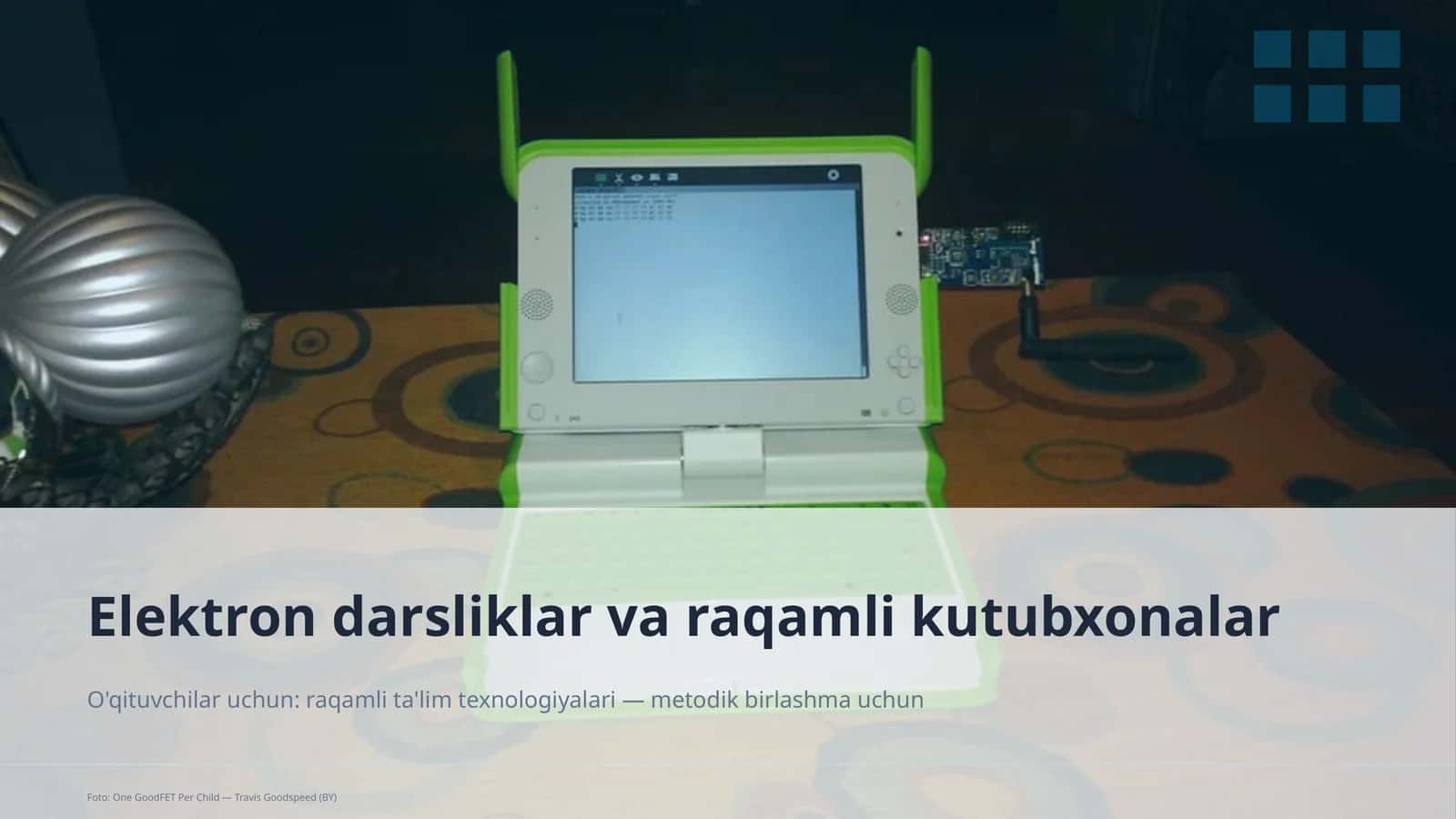 Elektron darsliklar va raqamli kutubxonalar 1