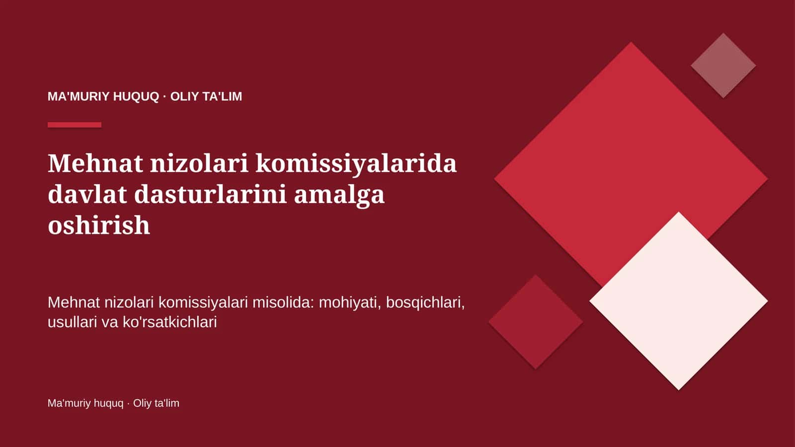 mehnat nizolari komissiyalarida davlat dasturlarini amalga oshirish 3855 1