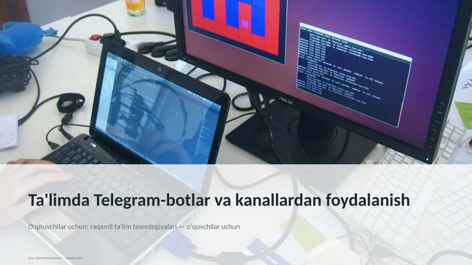 Ta'limda Telegram-botlar va kanallardan foydalanish 1