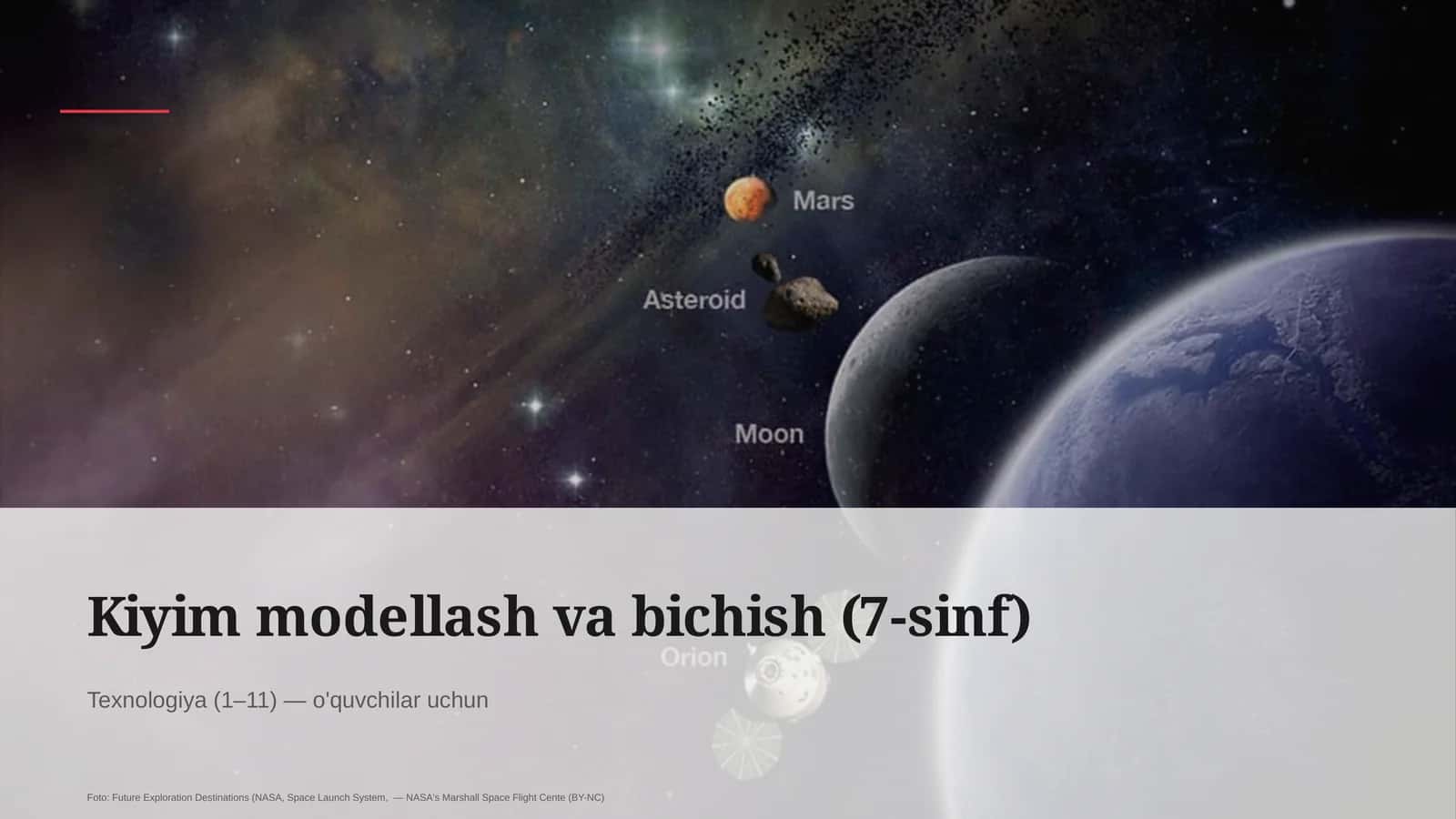 Kiyim modellash va bichish (7-sinf) 1