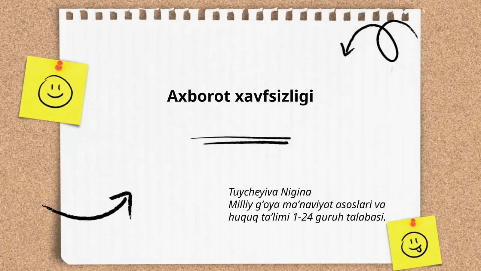 Axborot xavfsizligi 1