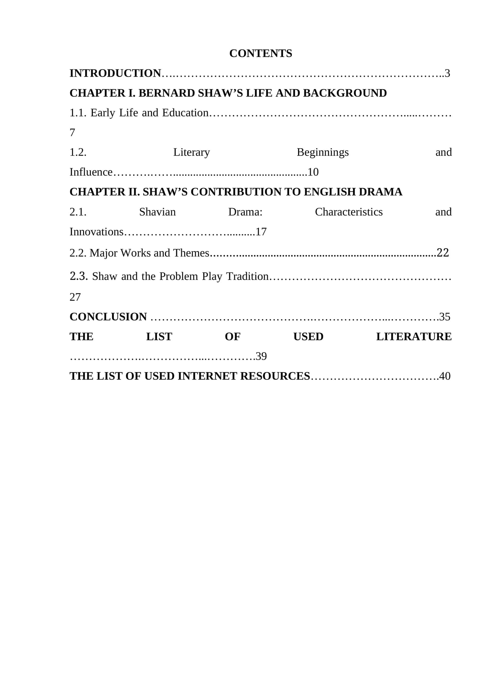 CHAPTER I. BERNARD SHAW’S LIFE AND BACKGROUND 1