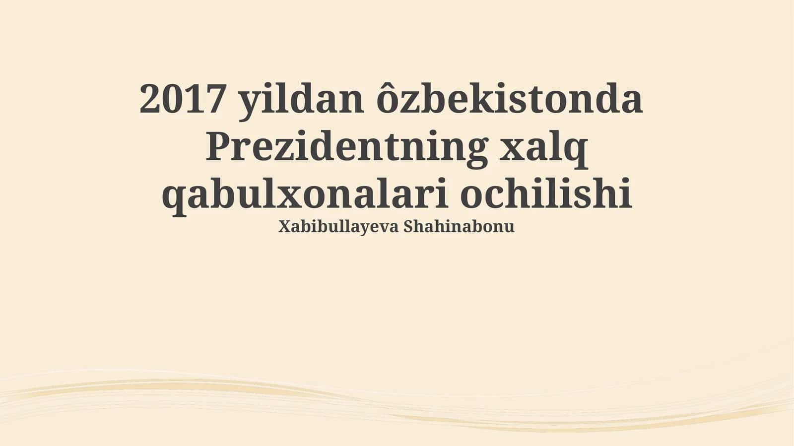 Xabibullayeva Shahinabonu 1
