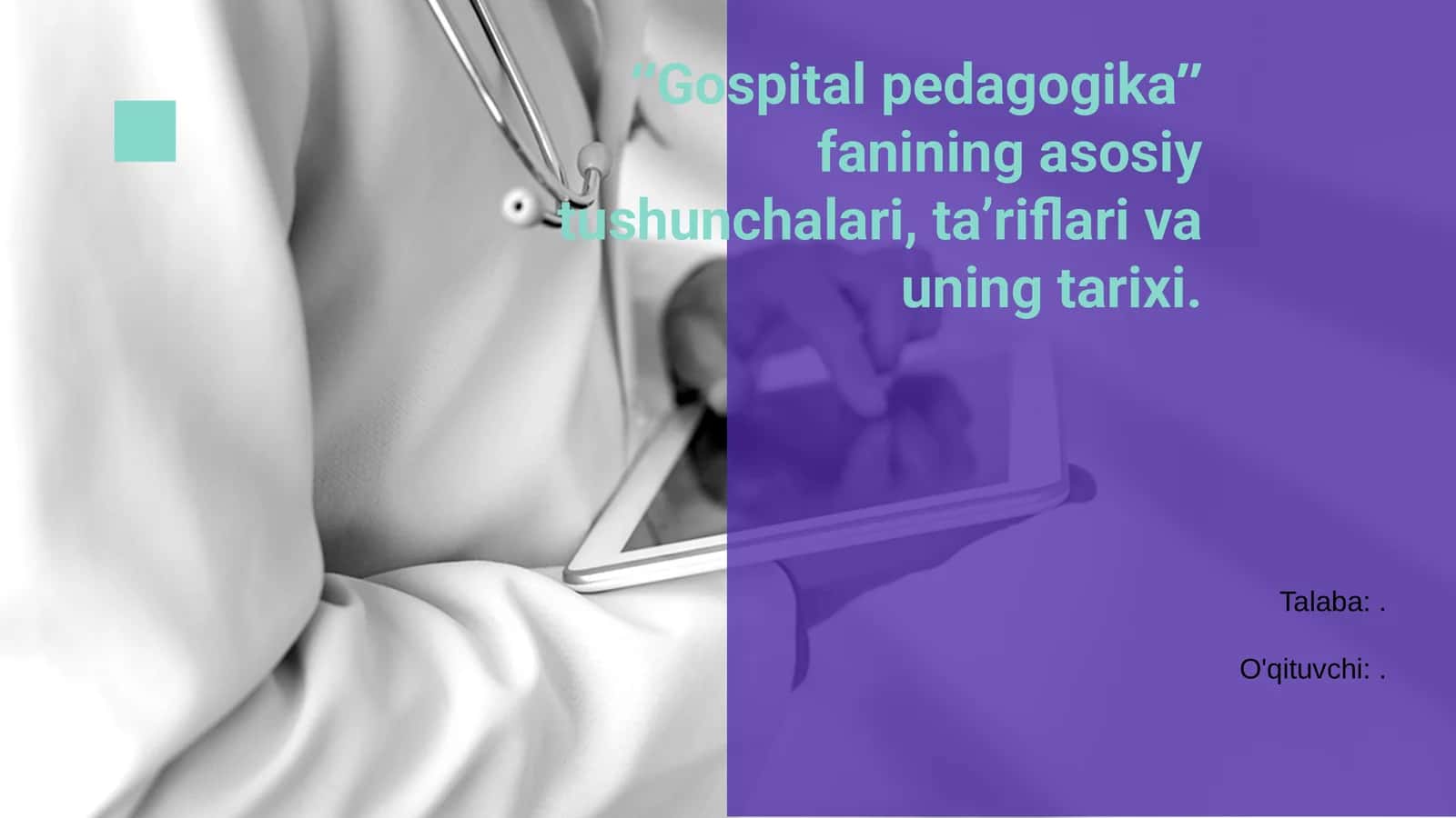 Gospital pedagogika 1