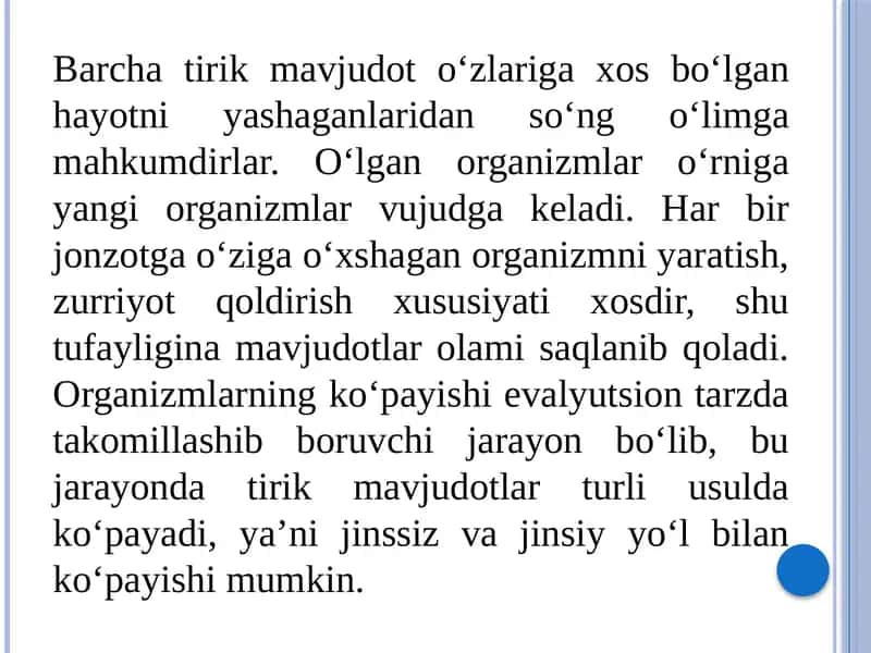 Jinssizko‘payish 1