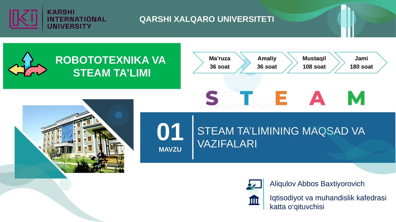 STEAM TA’LIMI 1