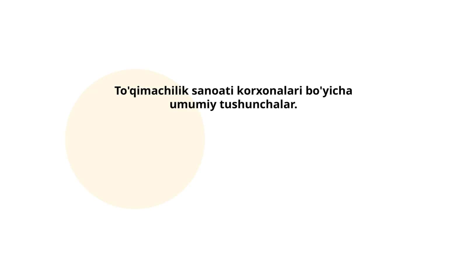 To'qimachilik sanoati tarixi 1