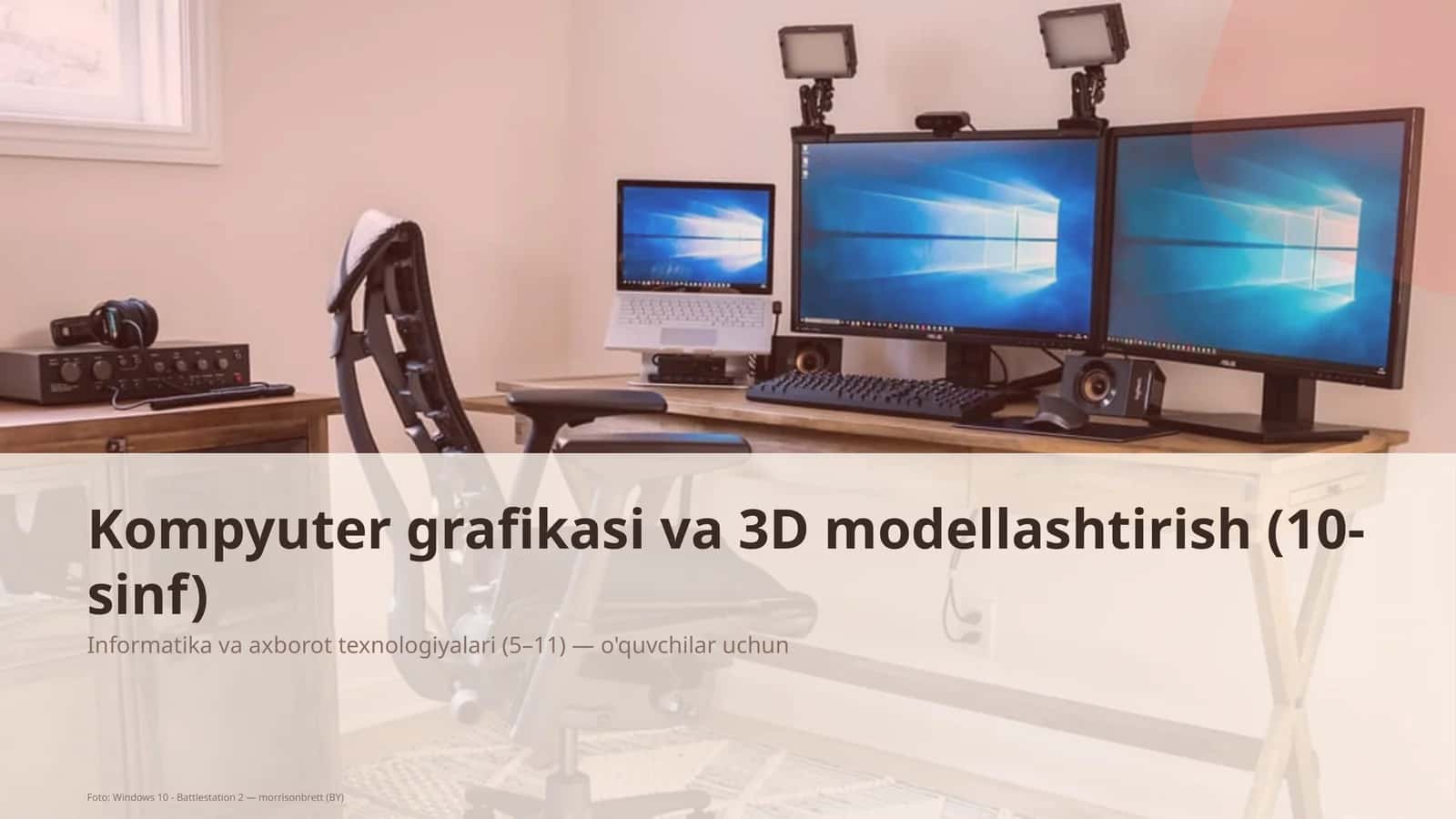 Kompyuter grafikasi va 3D modellashtirish (10-sinf) 1