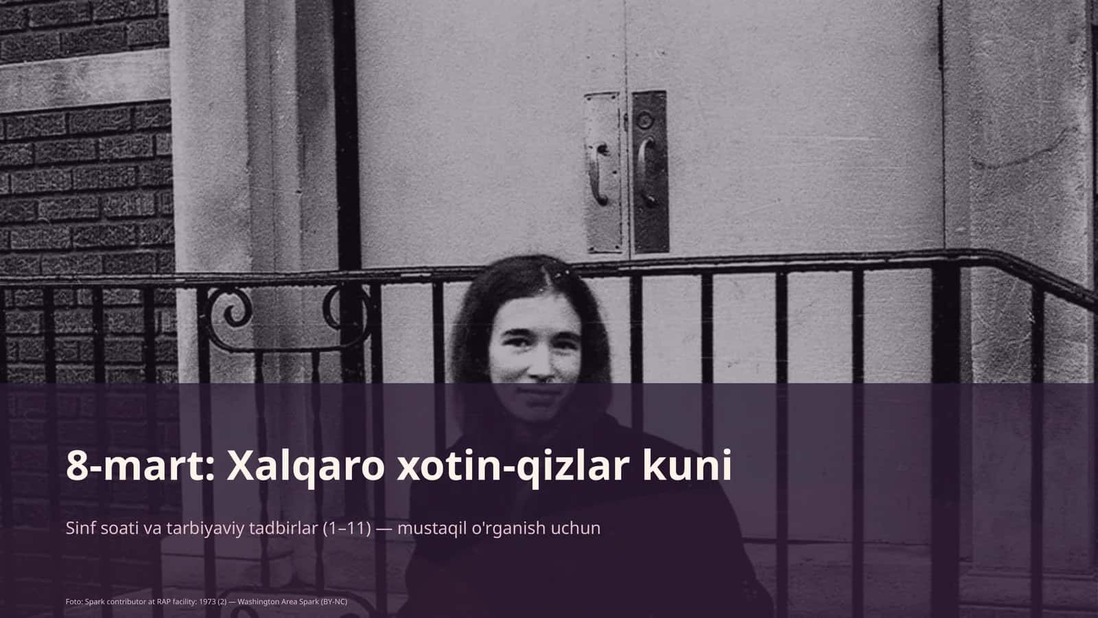Xalqaro xotin-qizlar kuni 1