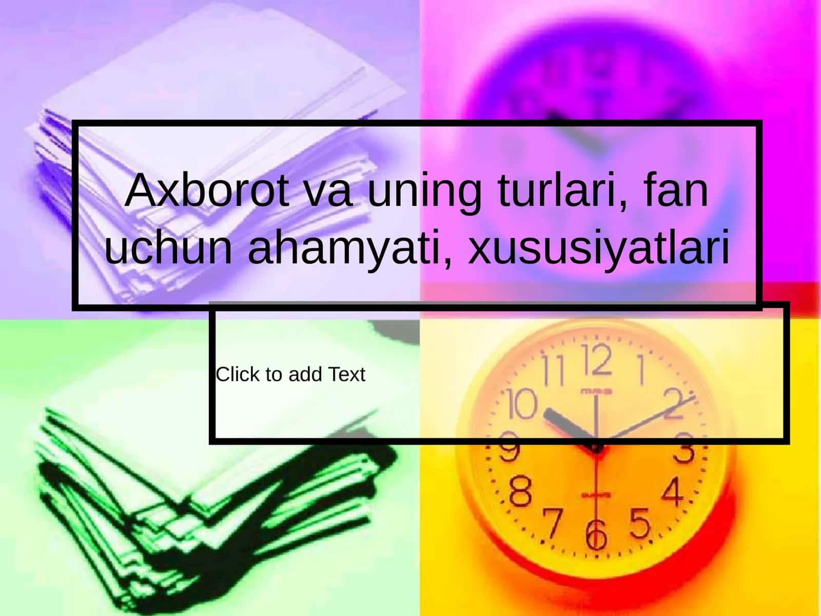 Insoniyatning rivojlanishi tarixi 1