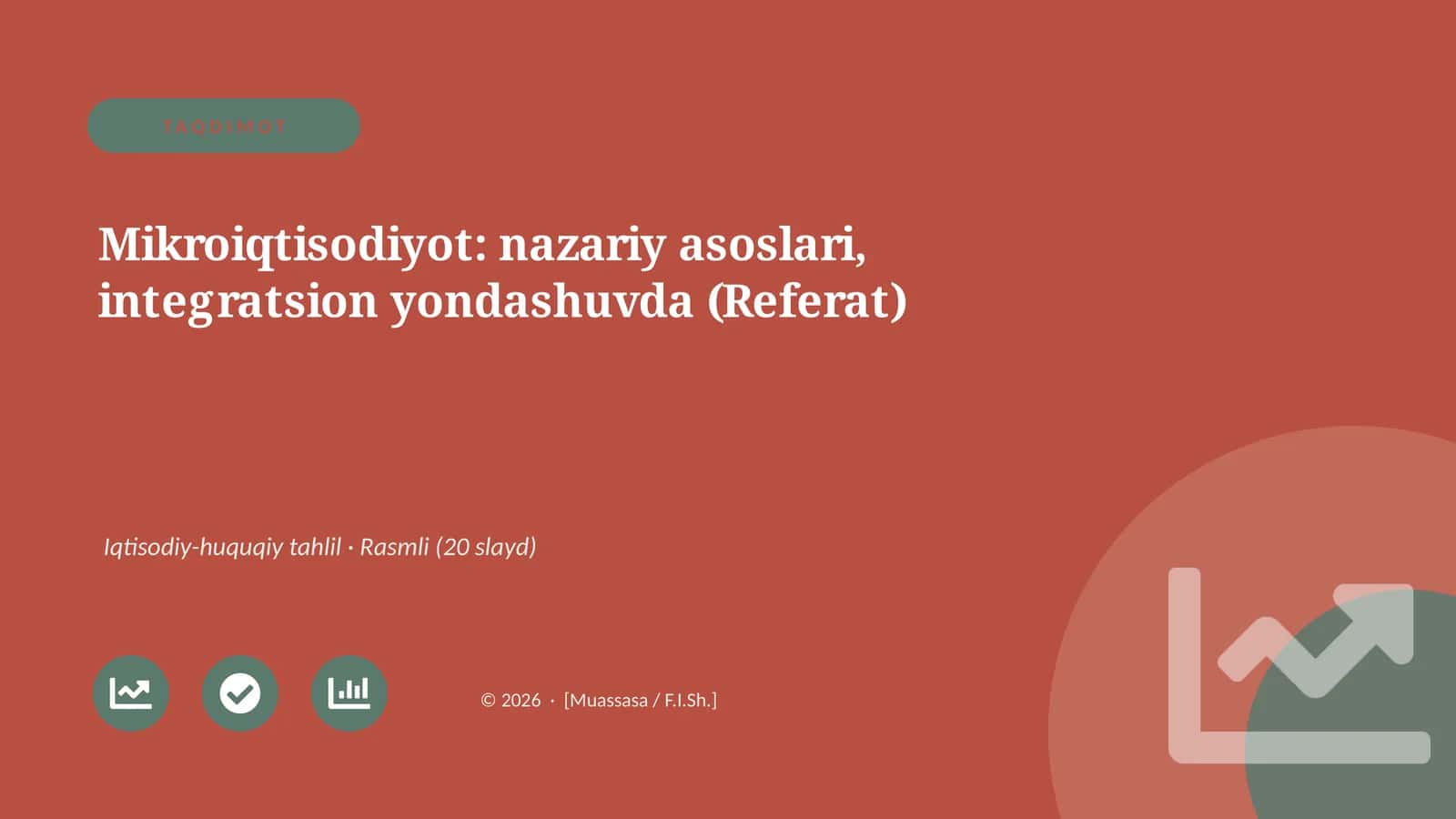 Mikroiqtisodiyot: nazariy asoslari, integratsion yondashuvda (Referat) 1