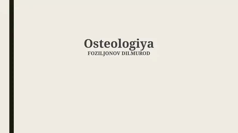 Osteologiya 1